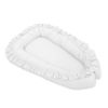 Baby Nest Premium Cocoon For Infants With A Ruffle My Sweet Baby- White
