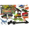 Set de Vehículos de Helicóptero y Dinosaurios - 8 Piezas Coloridas