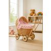 Carrito de muñecas My Sweet Baby Chiara - Mimbre Natural - imagen 3
