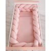 Knot Bumper XXL - Protector de Cuna My Sweet Baby en Rosa Pastel