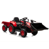 Tractor recargable con cubo BW-X002A Rojo