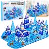 Set de bloques magnéticos Animales del Ártico de Lean toys para construir