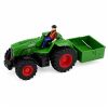 Tractor Lean Toys en color verde y negro