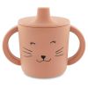 Taza de Silicona para Beber Mrs. Cat de Trixie - Bebé