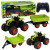 Tractor agrícola RC 1:16 Lean toys con remolque basculante