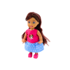 Muñeca con Perros y Accesorios de Perrera Rosa 16 pcs