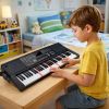 Piano eléctrico con micrófono 200 sonidos y 61 teclas