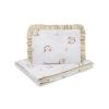 Juego de Cuna Sensillo Unicornio Beige 75x95 para Bebés