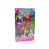 Set de Muñecas Anlily con una Niña y un Pony, Granja de Caballos