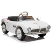 Coche Eléctrico Infantil BMW Retro Blanco