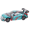 Coche Deportivo RC Grande 1:8 con Luces y Sonidos Graffiti