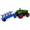Tractor teledirigido Lean toys para recrear labores agrícolas