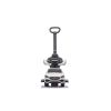 Correpasillos Mercedes blanco Lean Toys, detalle mango parental y ruedas EVA