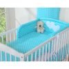 Protector de Cuna My Sweet Baby - Corazones en Turquesa - imagen 3