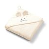 Toalla de Baño con Capucha Babyono 100x100 cm Bambú Crema