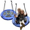 Columpio Nido de Cigueña para Niños Azul 80 cm