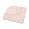 Capa de baño para bebé Sensillo rosa 110x110 cm en algodón waffle, vista extendida
