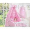 Juego de Cuna 5 Piezas con Dosel My Sweet Baby - Corazones Rosa - imagen 3