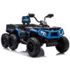 Quad ATV de 6 Ruedas Con Remolque JC606 24V Azul