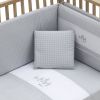 Jgo 2 Pcs.colcha I-v. Cuna 70 Mini Windsord Gris 70x140x3 Cm - Cambrass - imagen 2