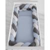 Protector de Cuna Knot Bumper XXL My Sweet Baby - Azul Pastel - imagen 3