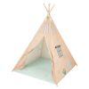 Teepee de madera Kikkaboo con alfombra acolchada para niños - imagen 2