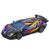 Coche Deportivo Teledirigido con Luces LED Color Púrpura 1:22