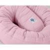 2-in-1- Baby Nest Quilted - Snake Pillow Bumper - Pink