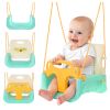 Hamaca Infantil 3 en 1 Kruzzel para Bebés - Turquesa y Crema