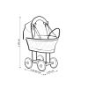Cochecito de muñecas My Sweet Baby con ropa de cama Lila - Natural - imagen 2
