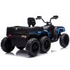Quad ATV de 6 Ruedas Con Remolque JC606 24V Azul
