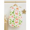 Cotton Sleeping Bag For Children, Size M, 3-12 Months, Tog 2.5, All-season - Coral Flamingos