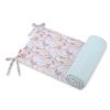 Protector de Cuna My Sweet Baby - Universal Beige Leaves