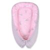 Cocoon Doble Cara My Sweet Baby para Bebés - Conejitos Rosa/Gris