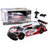 Coche de Carreras RC 1:16 con Ruedas Intercambiables Blanco y Rojo