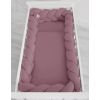 Protector de Cuna Knot Bumper XXL - My Sweet Baby en Pastel Violet