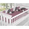 Protectores de Cuna Knot Bumper My Sweet Baby - Pastel Violet - imagen 3