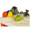 Mesa de Juego de Plastilina con Volcán y Dinosaurios
