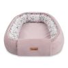 Nido de Bebé Reversible Velvet Twigs Rosa 80x45 – Cocoon Ajustable y Acolchado - imagen 2