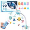 Carrusel para cuna con proyector y mando a distancia azul LEAN Toys