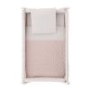 Minicuna Tijera Madera Tender Blush/bco 55x87x74 Cm - Cambrass - imagen 3