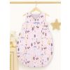 Cotton Sleeping Bag For Children, Size M, 3-12 Months, Tog 2.5, All-season - Pink Hedgehogs