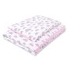Juego de Cama para Bebé My Sweet Baby 2 Piezas Nubes Gris/Rosa