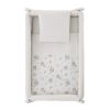 Minicuna Tijera Madera Globe Crudo/bco 55x87x74 Cm - Cambrass - imagen 3