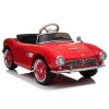Coche Eléctrico BMW Retro Pintado Rojo