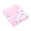 Manta de Asiento para Bebés My Sweet Baby - Estrellas Gris-Rosa - imagen 3
