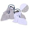 Manta de Asiento de Coche Doble Cara My Sweet Baby - Estrellas Grises