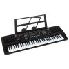 Teclado Negro con Micrófono Instrumento Musical