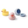 Patitos de Baño de Silicona Babyono - Set de 3 Colores Pastel - imagen 2