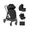 Carrito de bebé 3en1 Kikkaboo Ava Negro para Bebés